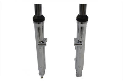 Fork Assembly Chrome Sliders 12 in. Over Stock for FXST 1984-99