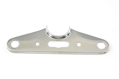 Harley FL 1949-1959 Top Triple Tree Cover Solid Style Stainless Steel