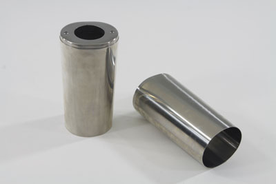 Fork Slider Cover Stainless Steel 6-5/8 in. Length for Harley Big Twin