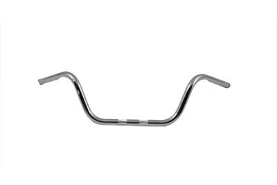 Chrome Med Buckhorn Handlebar for 1982-up Harley & Custom