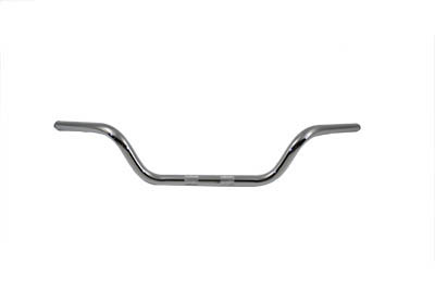 Chrome Low Buckhorn Handlebar for 1982-up Harley & Custom