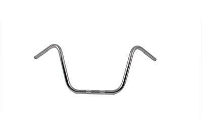 Chrome 12" Rise Indented Ape Hangers for 1982-up Harley & Custom
