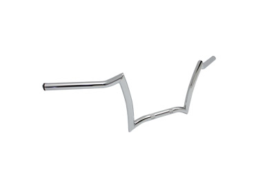 Chrome Double Drop Z Handlebar without Indents for Big Twin & XL