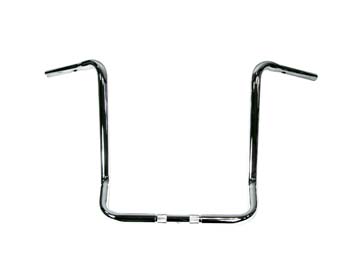 19" Chrome Dresser Ape Hanger Handlebar with Indents