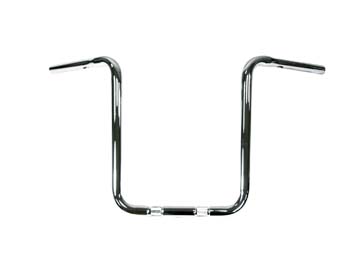 Chrome 1 in. Springer Ape-Hanger Handlebar w/ Indents Harley & Customs