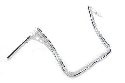 Chrome 1-1/4" Spring Fork Ape Hanger Handlebar Harley 11" Rise
