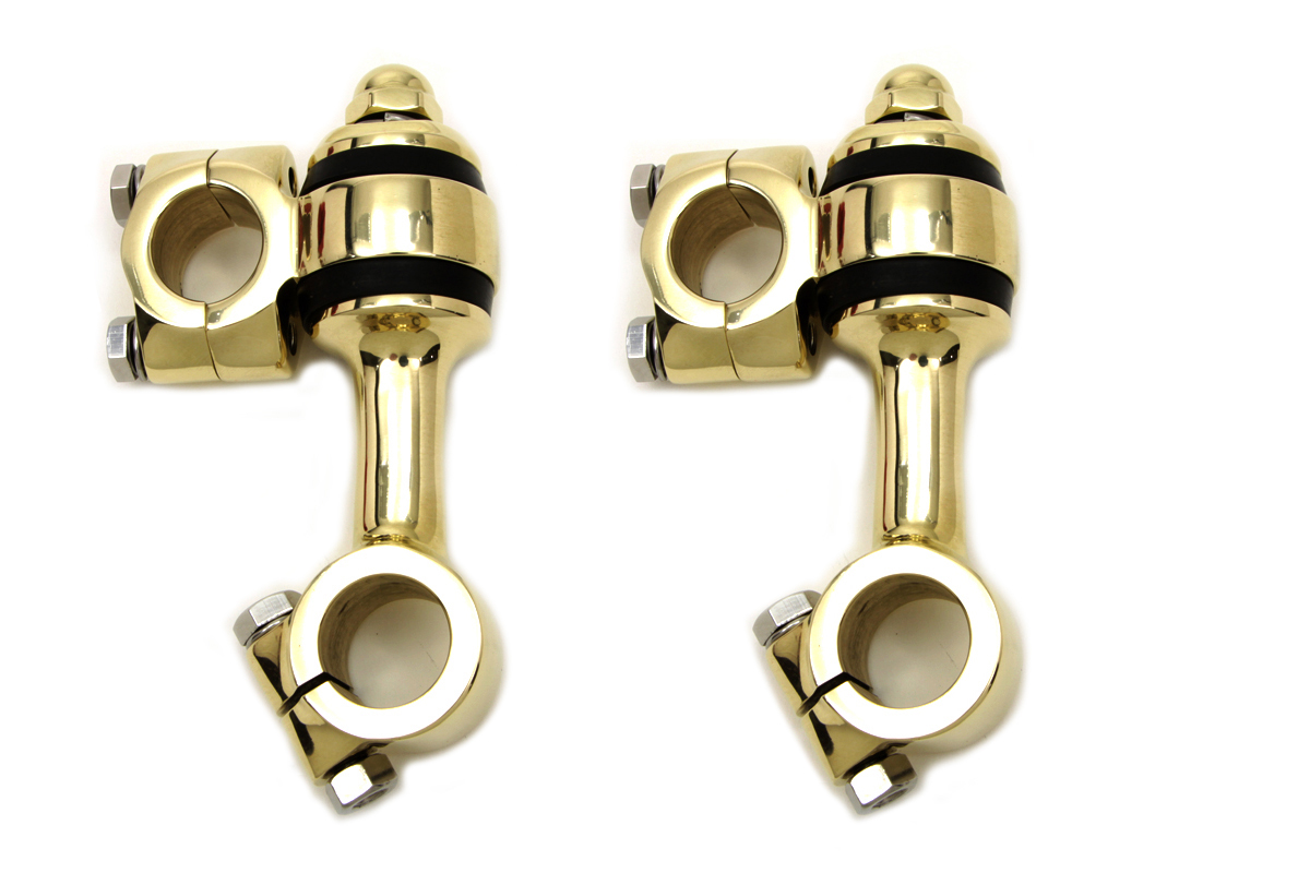 Polished Solid Brass Flanders Riser Set for 1941-1957 FL, G & W