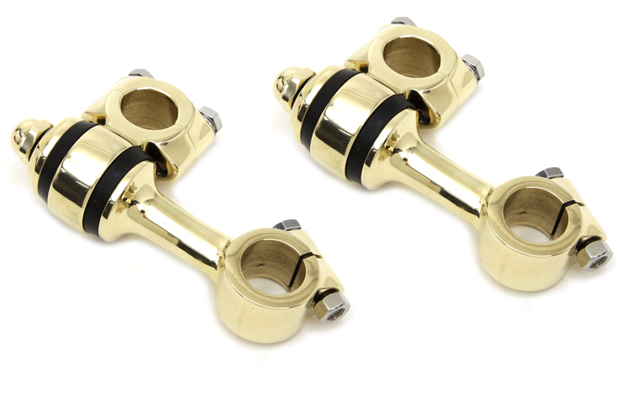 Polished Solid Brass Flanders Riser Set for 1941-1957 FL, G & W