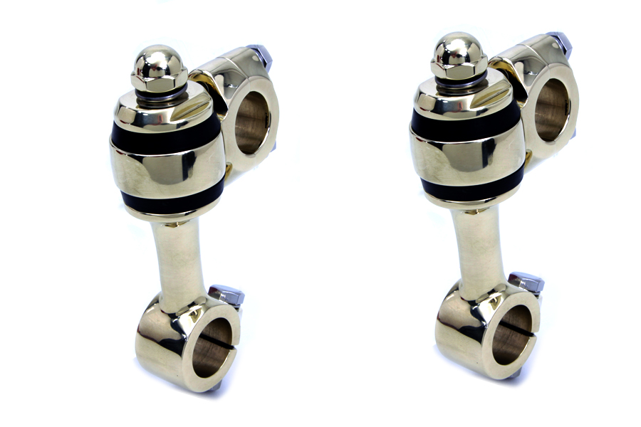 Polished Solid Brass Flanders Riser Set for 1941-1957 FL, G & W