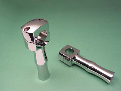 5 inch Chrome Post Riser Kit for Harley & Custom