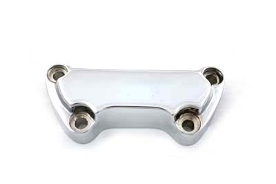 Chrome Scalloped Top Riser Clamp for 1973-UP Harley & Customs