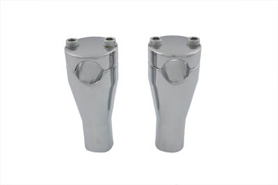 4 inch Glide style Chrome Riser Set for Harley & Custom