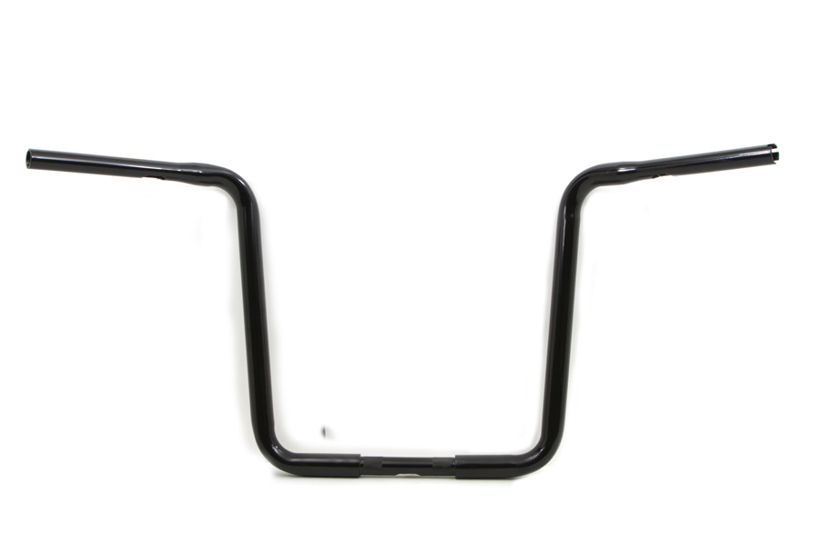 17' Black Wide Body Ape Hanger 1-1/4" Handlebar With Indents