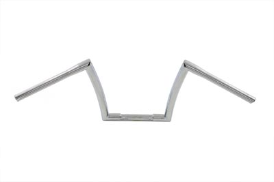 10-1/2" Z-Bar Handlebar with Wiring Holes fits 1" Risers