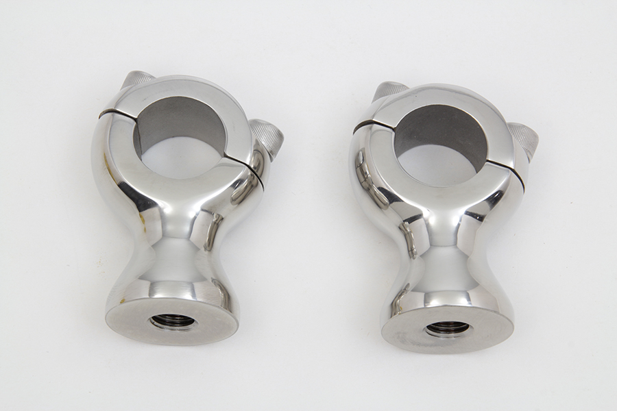 Stainless Steel 1-3/4" Riser Set for 1" Handlebars