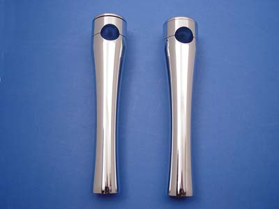 8 in. Smooth Top Glide Riser Set Chrome for Harley & Customs