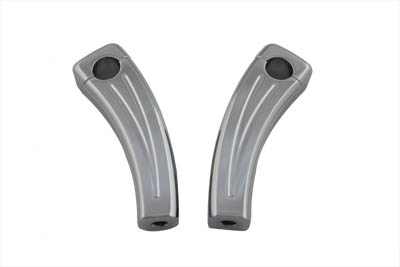 6 in. Pullback Riser Set Chrome for Harley & Customs