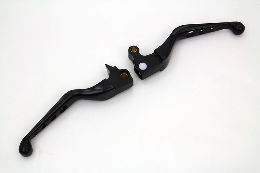 Black XL 2004-2006 Sportsters Drilled Hand Lever Set