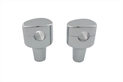 Chrome 3 in. Riser Set for Harley & Customs w/ 1 in. Bars