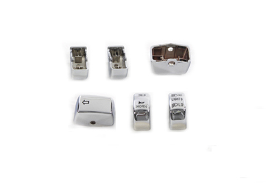 Chrome Switch Cover Set for Harley FLST & FXST 2011 Softails