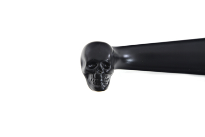 Black Contour Hand Lever Set Skull Ends for FXD 2008-UP