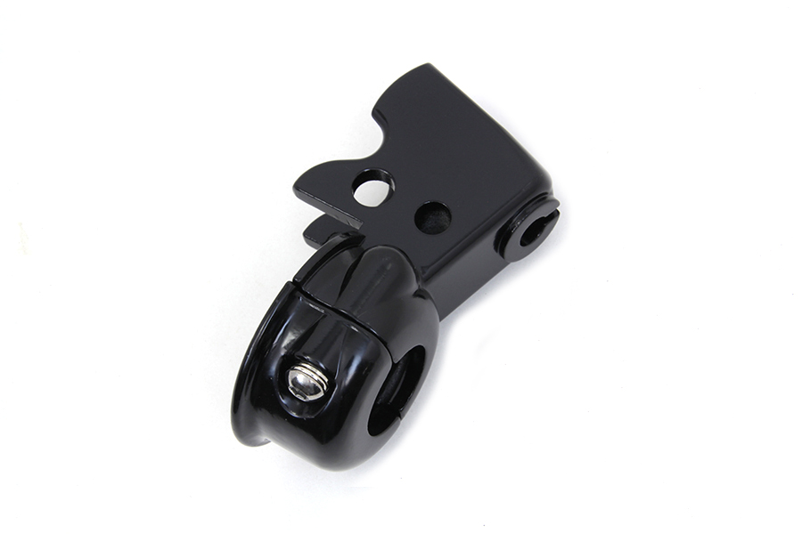 Clutch Hand Lever Bracket with Clamp Black for 1996-UP Models
