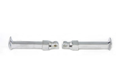 Chrome Rail Style Male end Footpeg Set for Harley & Customs
