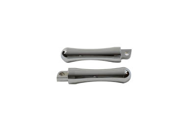 Chrome BILLET Male Slugger Footpegs Set for Harley & Customs