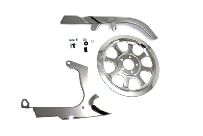Chrome Belt Guard Kit 3 Piece for FXST 2006 70 tooth