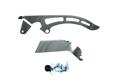 Chrome Shorty Upper Belt Guard for 1986-2006 FXST FLST