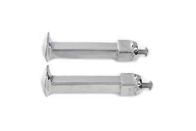 Chrome Railroad Style Footpeg Set for Harley Big Twins & Sportsters