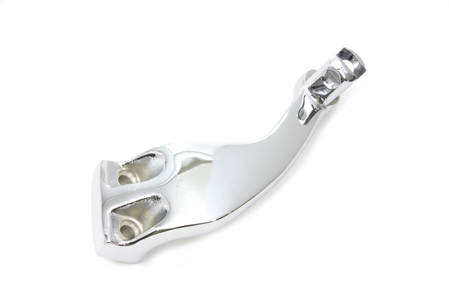 Chrome Left Extension Driver Peg Mount Bracket for 1982-1994 FXR Super