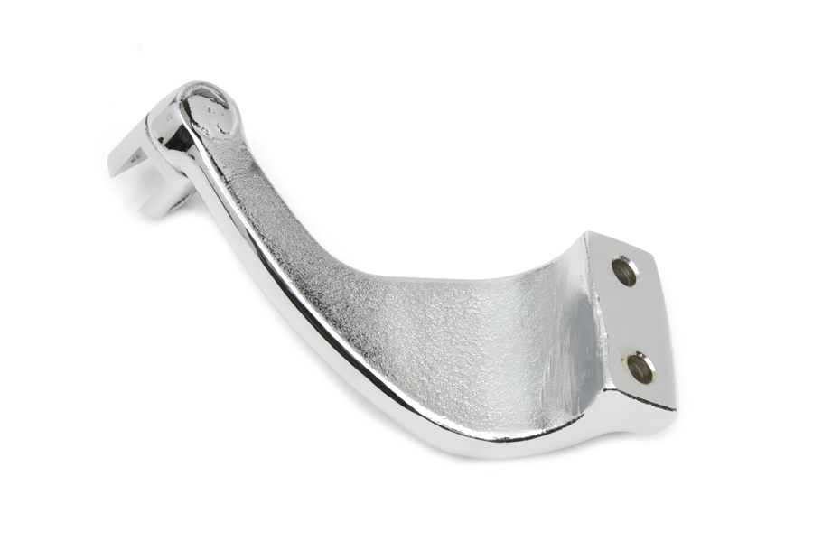Chrome Left Extension Driver Peg Mount Bracket for 1982-1994 FXR Super
