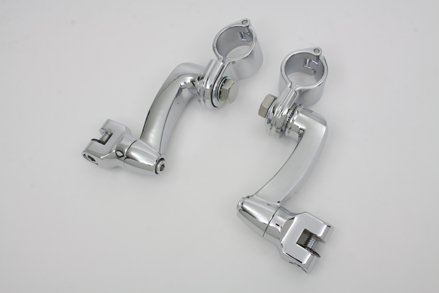 Highway Bar Footpeg Mount Set for 1-1/4" Bars