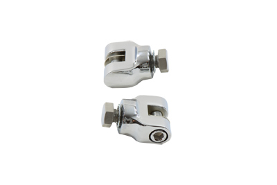 Smooth Mini Footpeg Clevis Set for Male End Harley Big Twin & XL