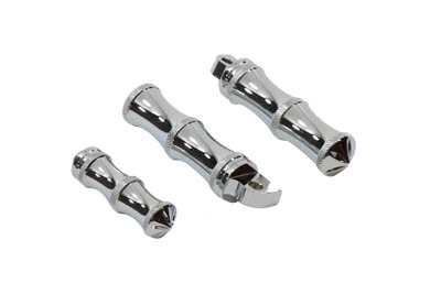 Chrome Druid Footpegs Shiftpeg Set for Harley