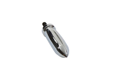 Chrome Chopper Style Bullet Footpegs Shiftpeg Set for Harley