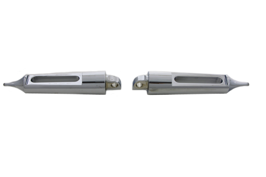 Chrome Dagger Slot Footpeg Set with Male End