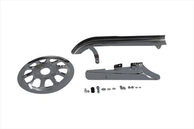 Chrome Dress Up Belt Guard Kit for 2007-up FXD Dyna