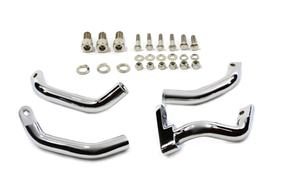 Chrome Footboard 2 inch Extension Kit for FLT 1983-2008