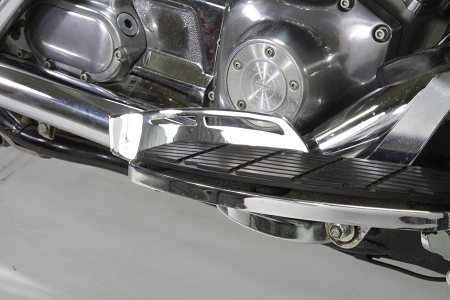 Chrome Footboard Boot Guard Kit for 1986-UP Big Twins