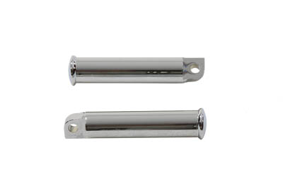 Chrome Smooth Style BILLET Footpeg Set for Harley & Customs