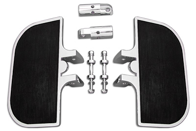 Chrome Classic Mini Floorboards/Footboards for Harley