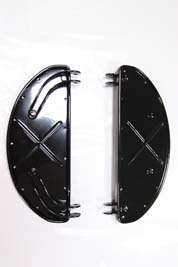 Replica Driver Half Moon Shape Footboard Set for 1940-65 Big Twins