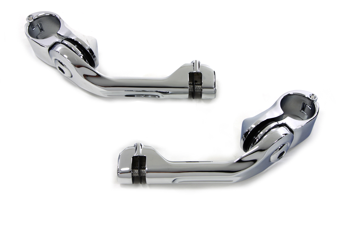 Chrome FLT 1980-UP Highway Bar Footpeg Mount Kit