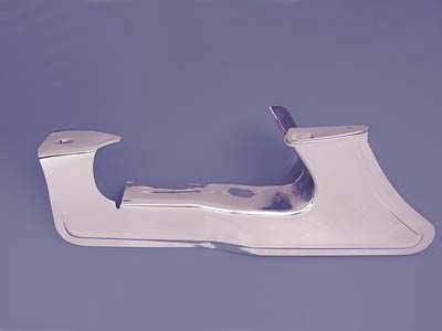 Chrome 70 tooth Lower Belt Guard for 1985-1992 FXR Super Glide