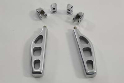 BILLET Machine Front Footpegs Male Mount for Harley & Customs