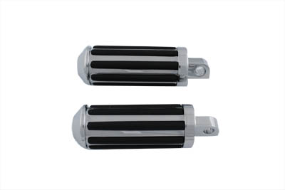 Railer Style Chrome Male Mount Footpegs for Big Twin & XL