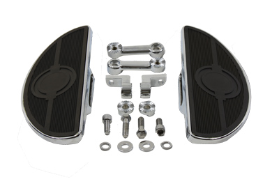 Driver Adjustable Half Moon Floorboards Harley FXWG FXST FLST