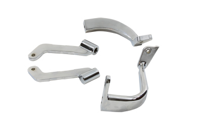 Chrome Floorboards Bracket Mount Set for 1983-up FLT